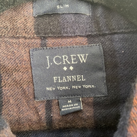 J. Crew mens flannel shirt - Picture 2 of 5